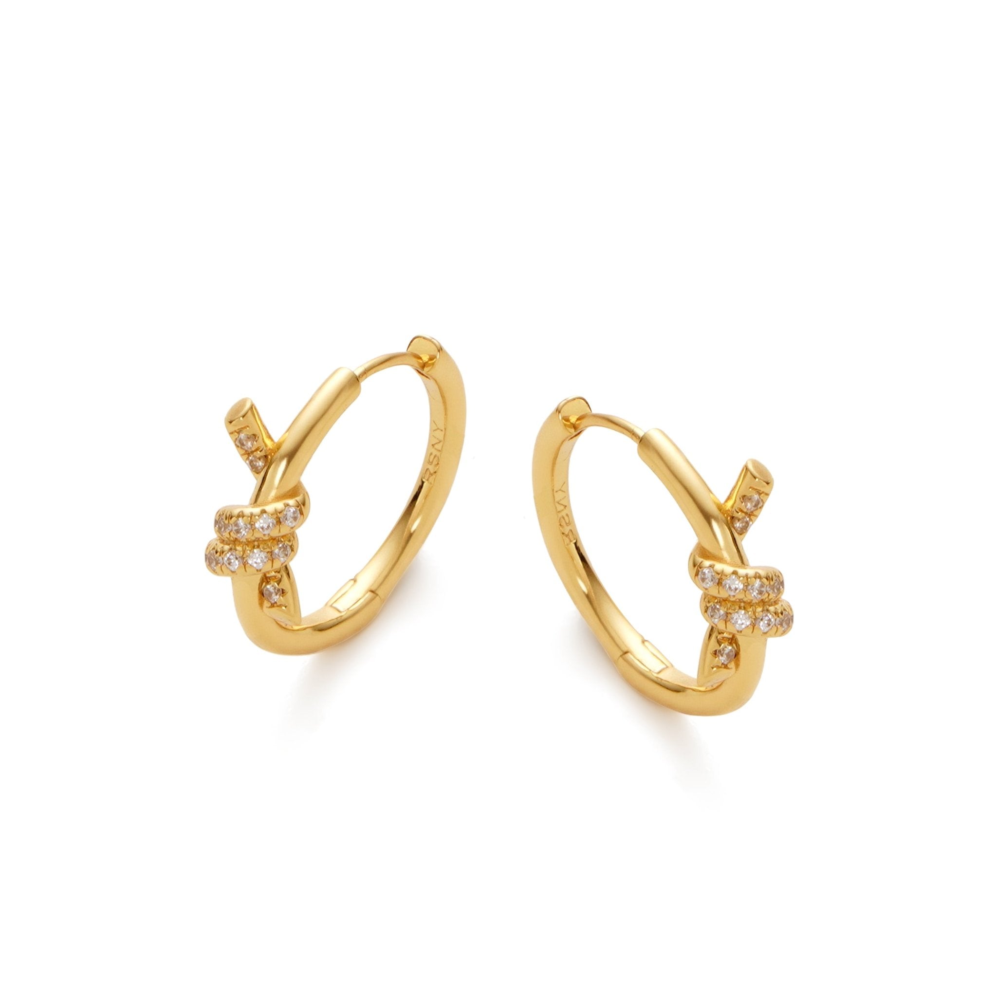 RSNY Geometric Line Earrings - R2195B