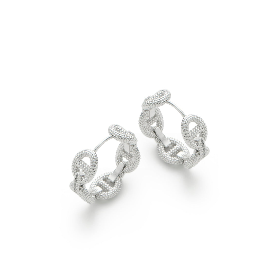 RSNY Geometric Textured Earrings - R2177A