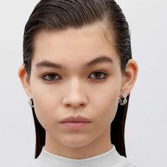 RSNY Geometric Textured Earrings - R2177A