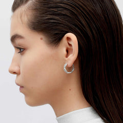 RSNY Geometric Textured Earrings - R2177A