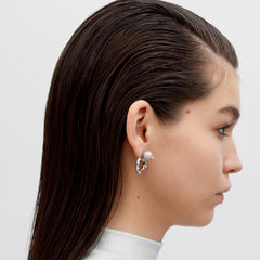 RSNY heart stud earrings - F1046W07