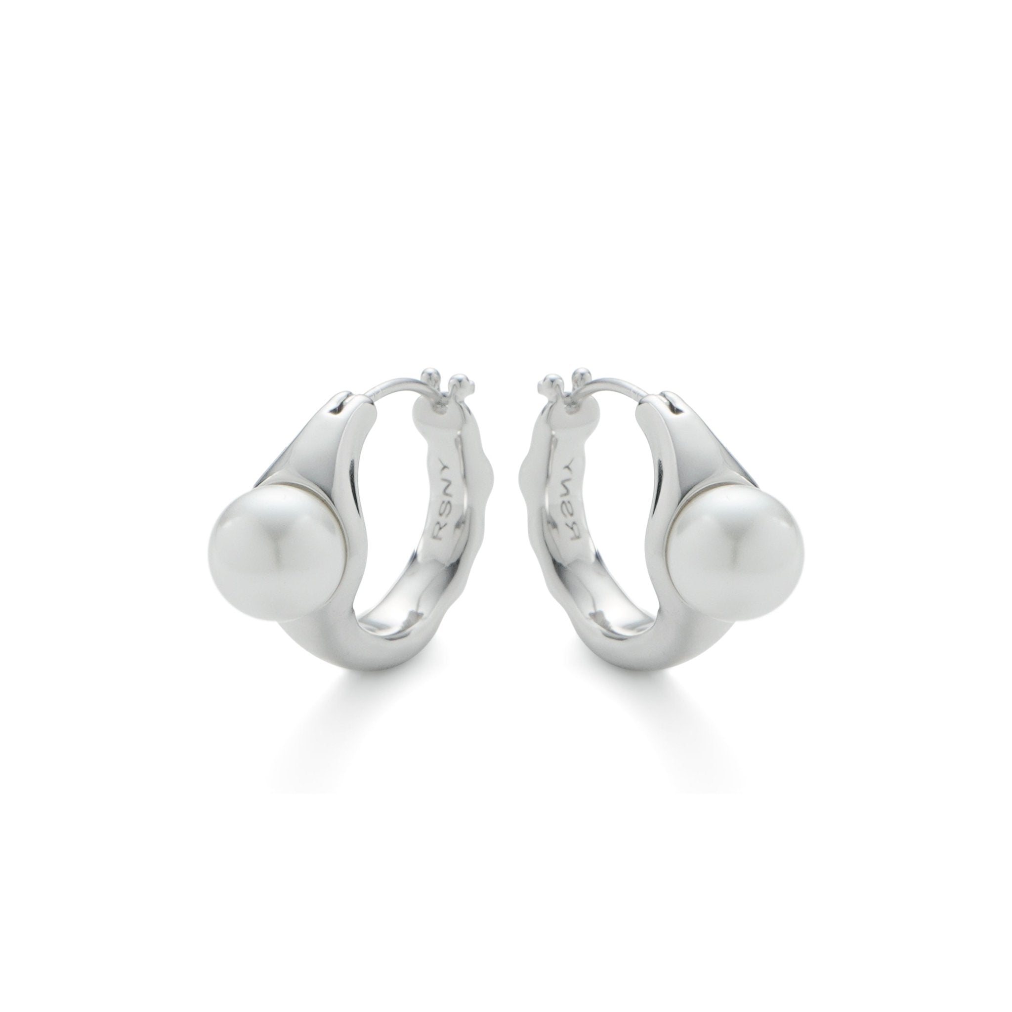 RSNY irregular pearl earrings - R2150A