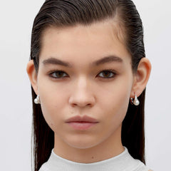 RSNY irregular pearl earrings - R2150A