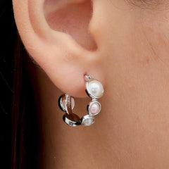 RSNY irregular pearl earrings - R2169A