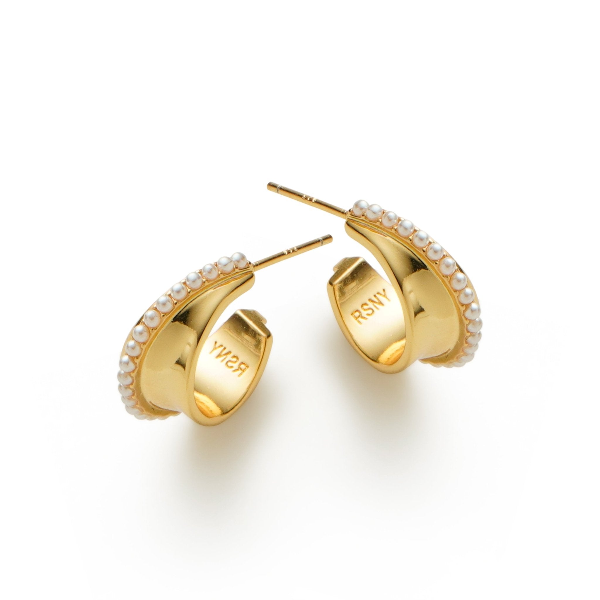 RSNY irregular shape earrings - R2172B