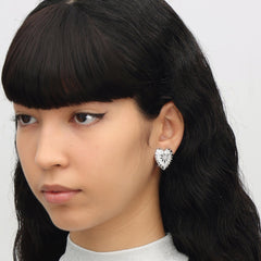 RSNY love diamond stud earrings - R2095A