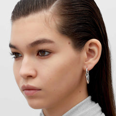 RSNY love shape earrings - R2159A