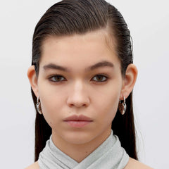 RSNY love shape earrings - R2159A