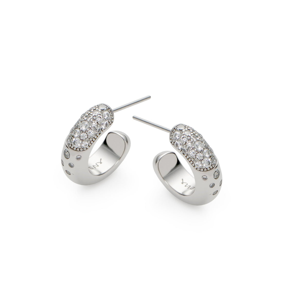 RSNY Minimalist Crystal Diamond Earrings - R2211A