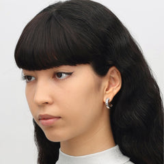 RSNY Minimalist Crystal Diamond Earrings - R2211A