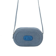 RSNY Oval Loop Pig Nose Shoulder Bag - Denim Color Matching - BG0080B