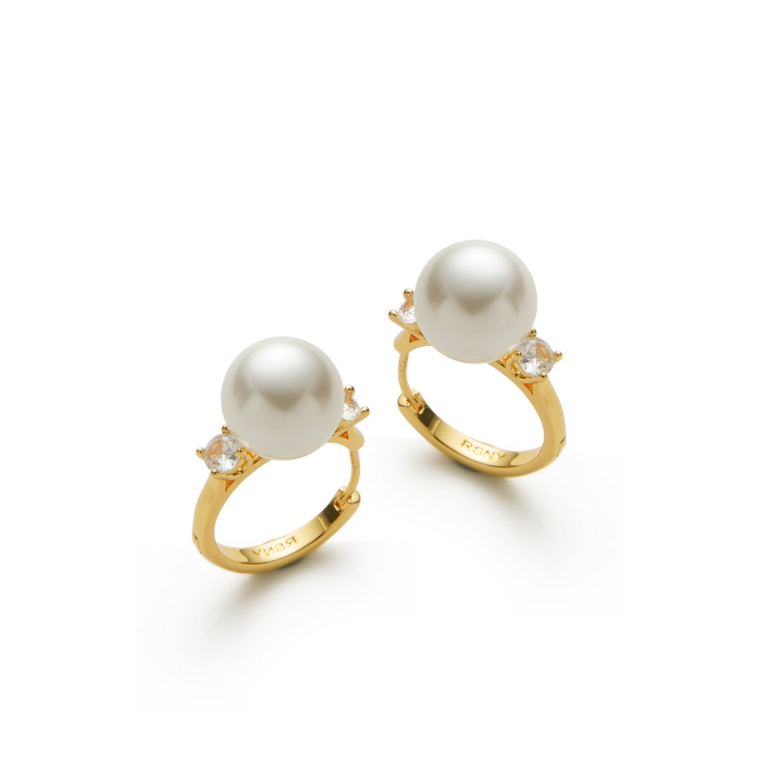RSNY pearl ring earrings - R2163B