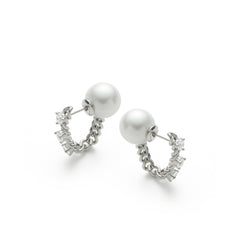 RSNY pearl soft chain earrings - R2167A