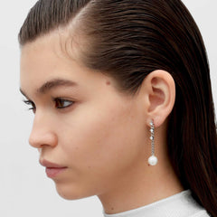 RSNY pearl soft chain earrings - R2167A