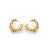 RSNY pleated earrings - R2089B