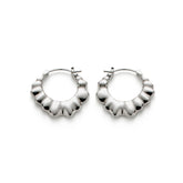 RSNY pleated earrings - R2132A