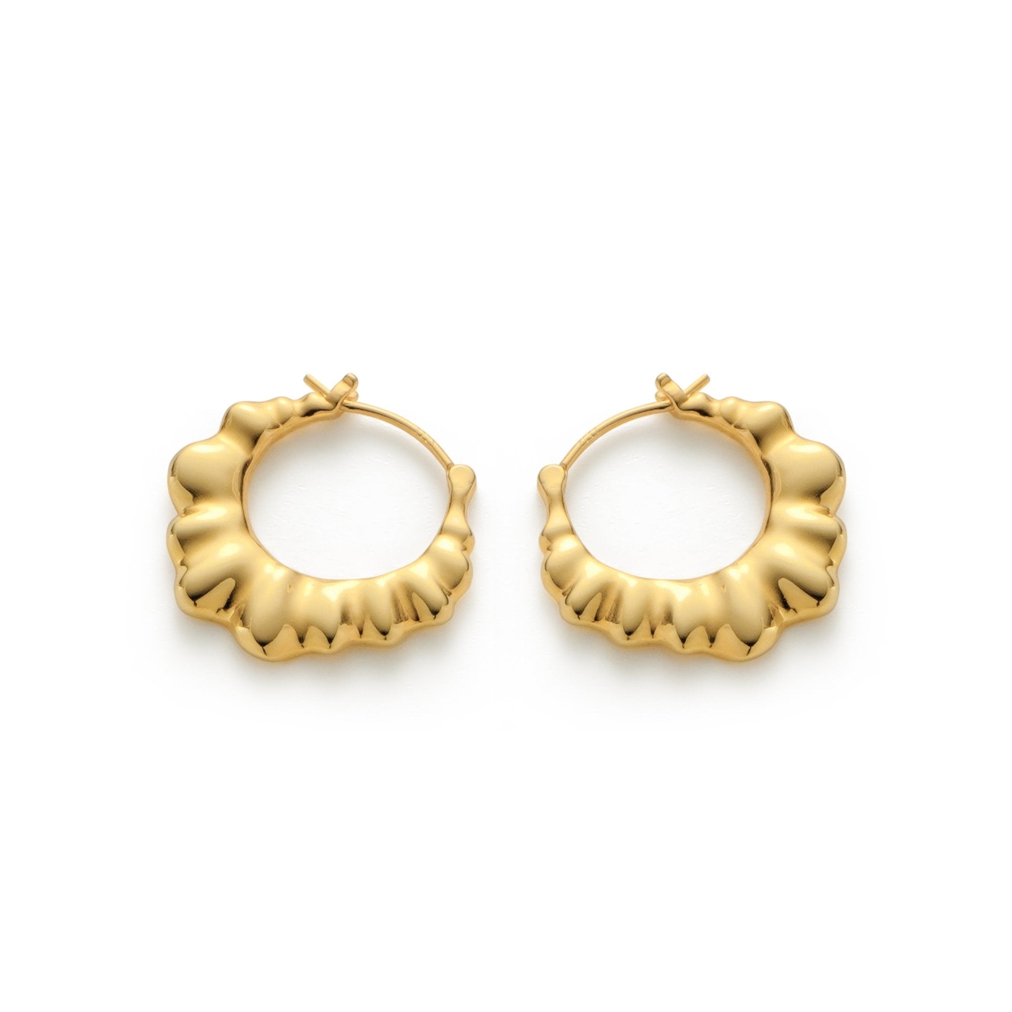 RSNY pleated earrings - R2132B