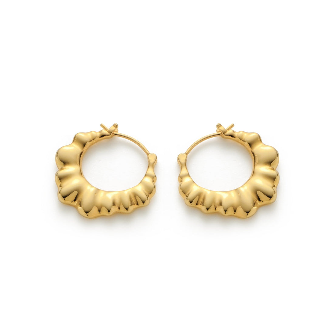 RSNY pleated earrings - R2132B