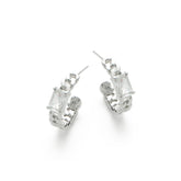 RSNY princess square chain earrings - R2106A