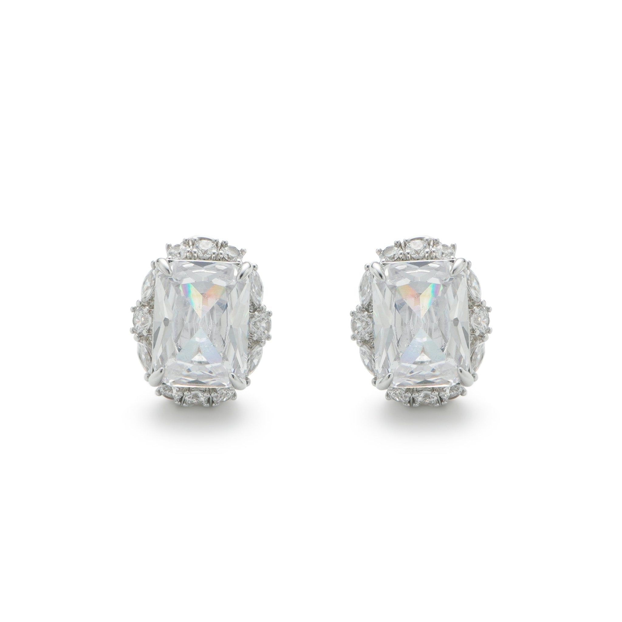 RSNY Princess Square Earrings - R2113A