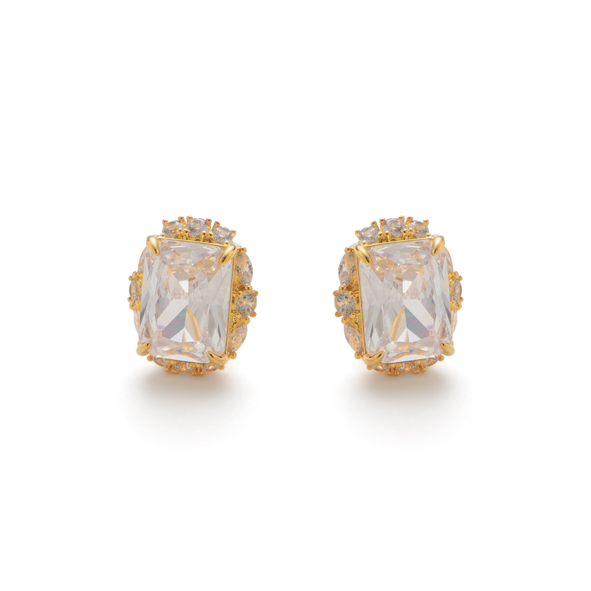 RSNY Princess Square Earrings - R2113B