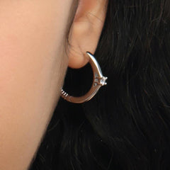 RSNY ring shape earrings - R2029A