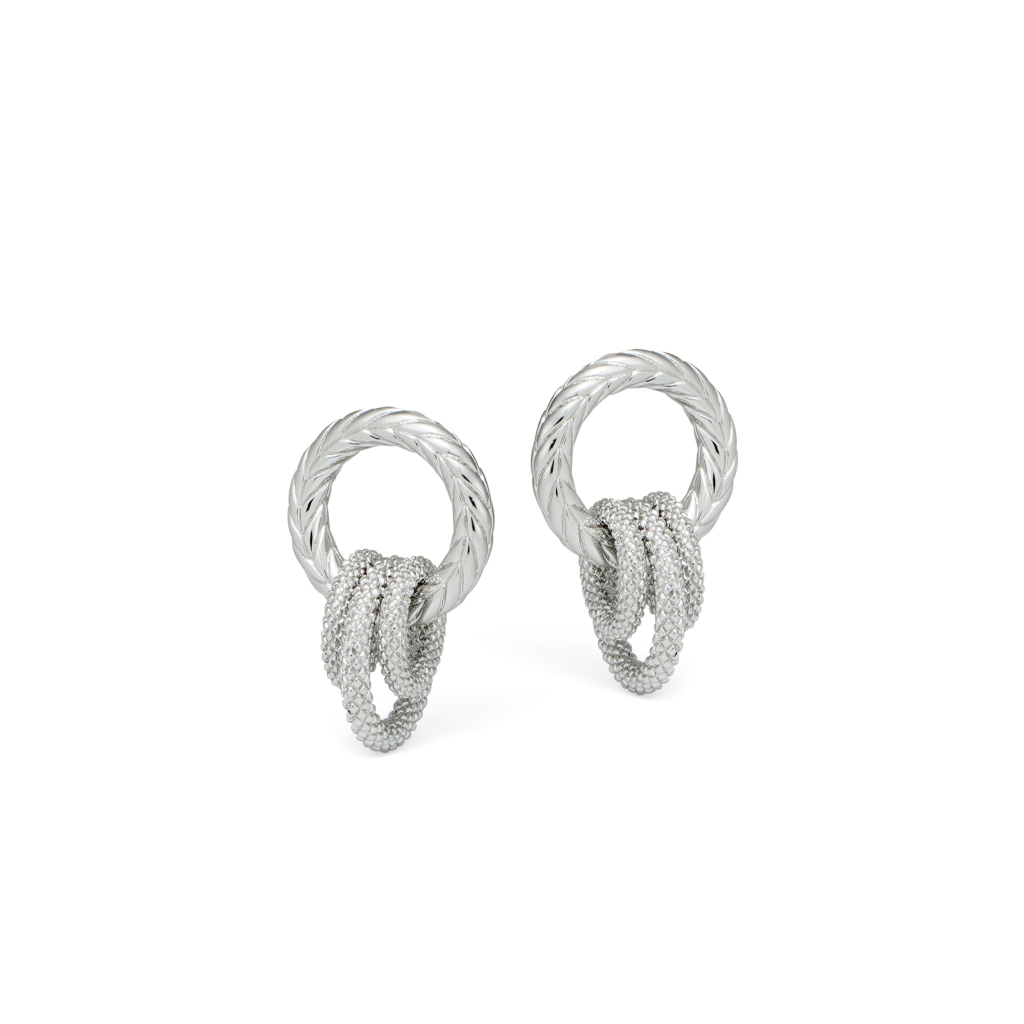 RSNY ring stud earrings - R2057A