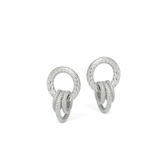 RSNY ring stud earrings - R2057A