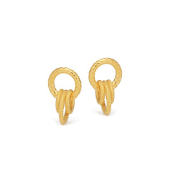RSNY ring stud earrings - R2057B