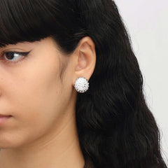 RSNY round diamond stud earrings - R2099A