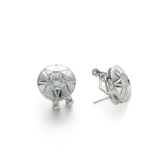 RSNY round diamond stud earrings - R2117A