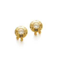 RSNY round diamond stud earrings - R2117B