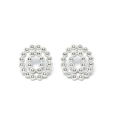 RSNY round ring smart stud earrings - R2120A