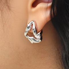 RSNY Ruffled Earrings - R2212A