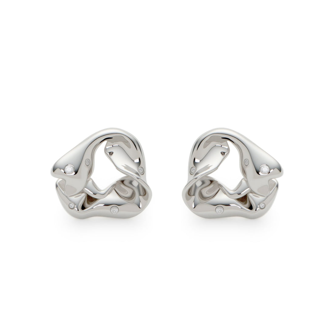 RSNY Ruffled Earrings - R2212A
