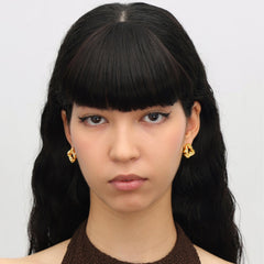 RSNY Ruffled Earrings - R2212B