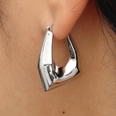 RSNY Shaped Diamond Line Earrings - R2085A