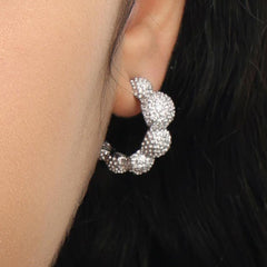 RSNY Shiny Ball Earrings - R2096A
