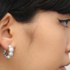 RSNY Shiny Ball Earrings - R2096A