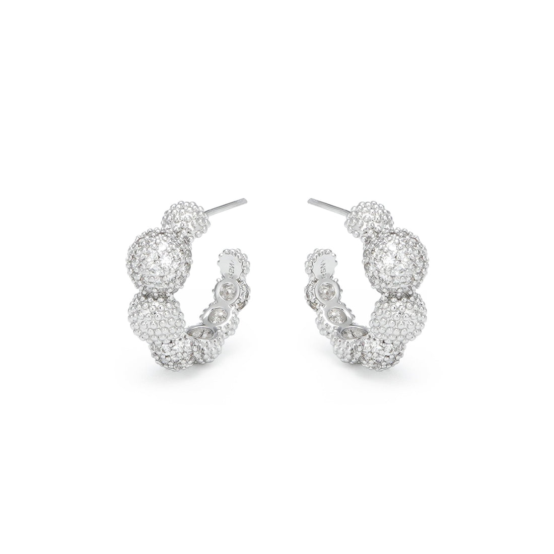 RSNY Shiny Ball Earrings - R2096A