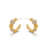 RSNY Shiny Ball Earrings - R2096B