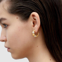 RSNY Shiny Ball Earrings - R2096B