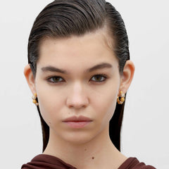 RSNY Shiny Ball Earrings - R2096B