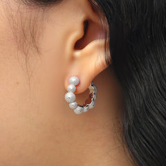 RSNY Shiny Ball Earrings - R2189A