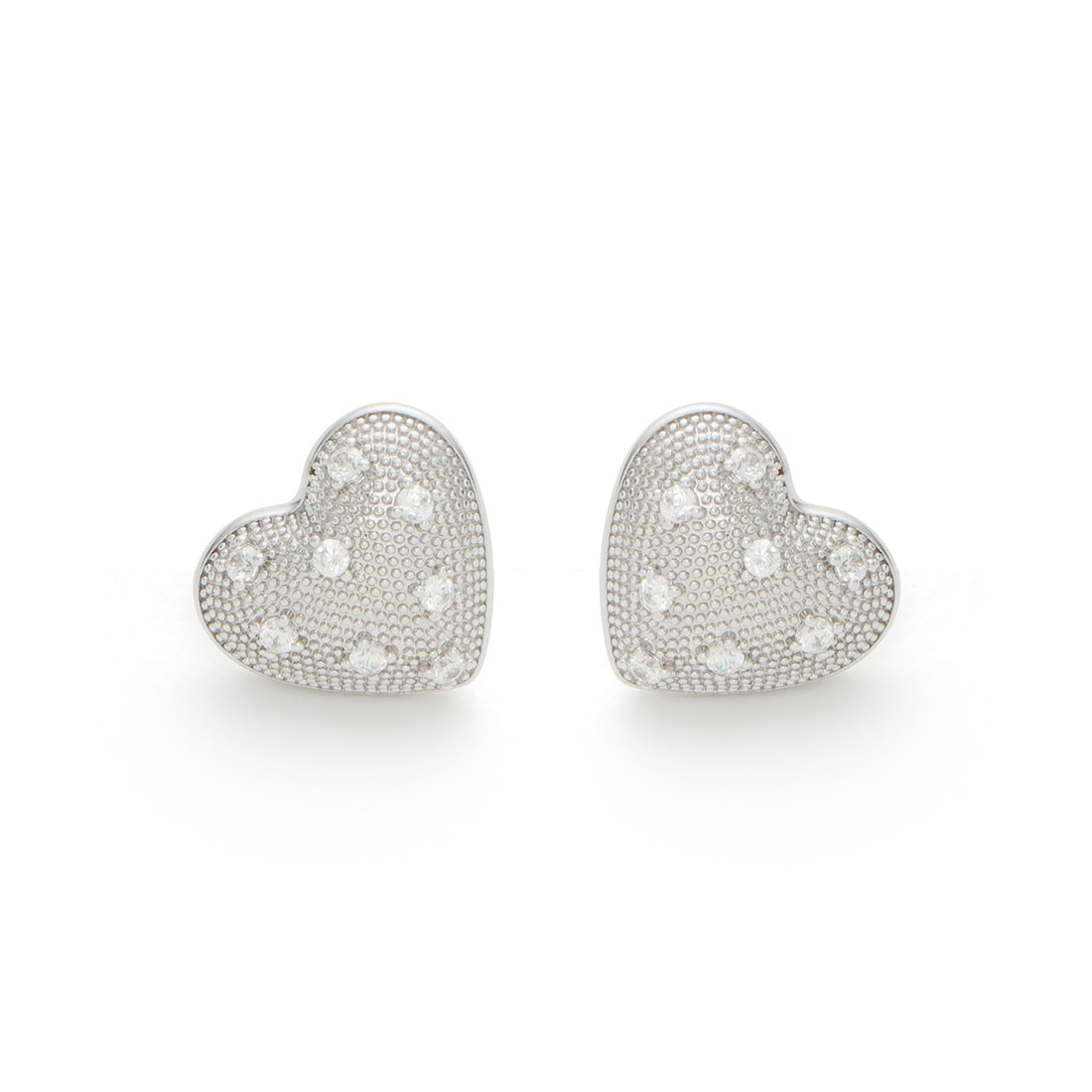 RSNY Shiny Heart Earrings - R2192A