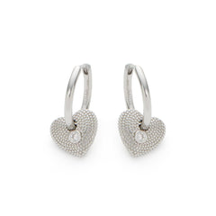 RSNY Shiny Heart Earrings - R2199A
