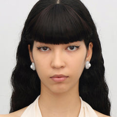 RSNY Shiny Pearl Stud Earrings - R2086A