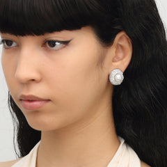 RSNY Shiny Pearl Stud Earrings - R2086A