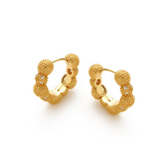 RSNY Shiny Spherical Earrings - R2189B