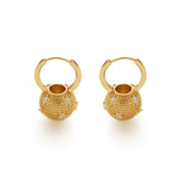RSNY Shiny Spherical Earrings - R2190B
